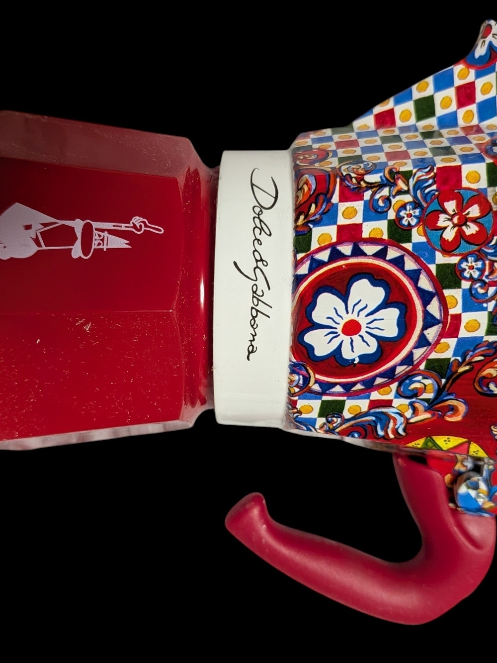 Dolce & Gabbana Colorful Floral Espresso Maker